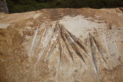 Afiladera en el mirador de Lazkua Larrión Navarra